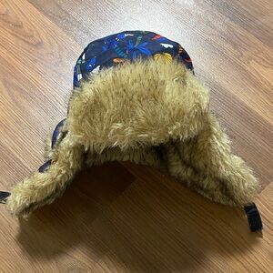 Kids' Faux Fur Lined Winter Hat - Dinosaurs